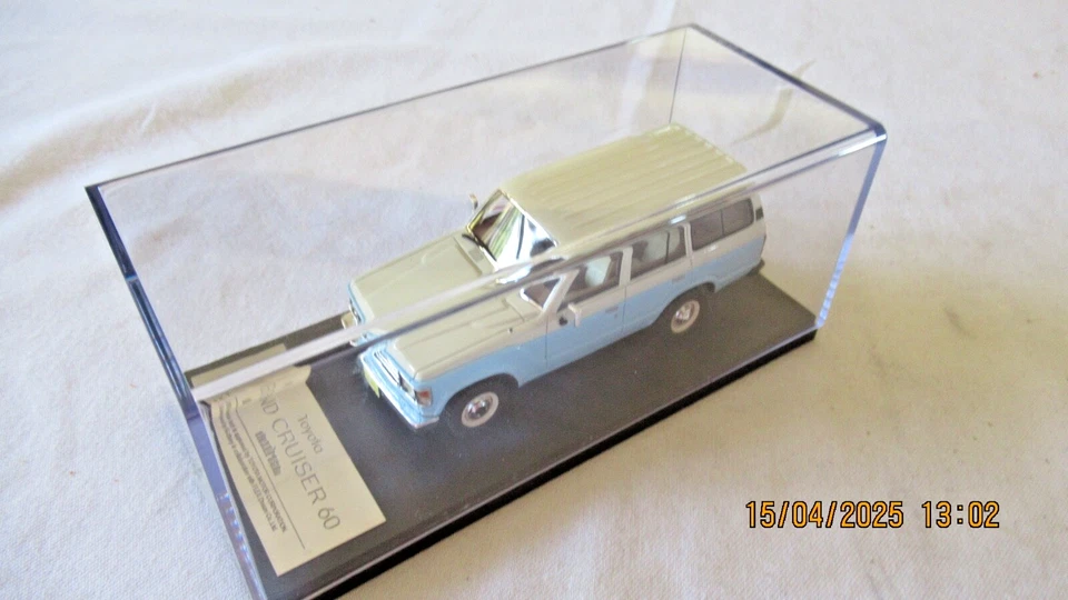 Toyota Land Cruiser FJ60 FlexDream resina azul 1:43 Hi-Story HS061SP1 NUEVO EN CAJA Foto 3 de 4