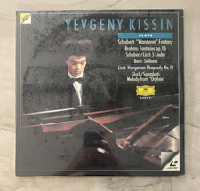Yevgeny Kissin Plays Schubert Brahms Bach Liszt Gluck Laserdisc BRAND NEW