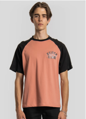 Brandneu mit Etikett Herren Keiser Clark Electrica Primula Neon Sky T-Shirt Oberteil Größe M UVP £150