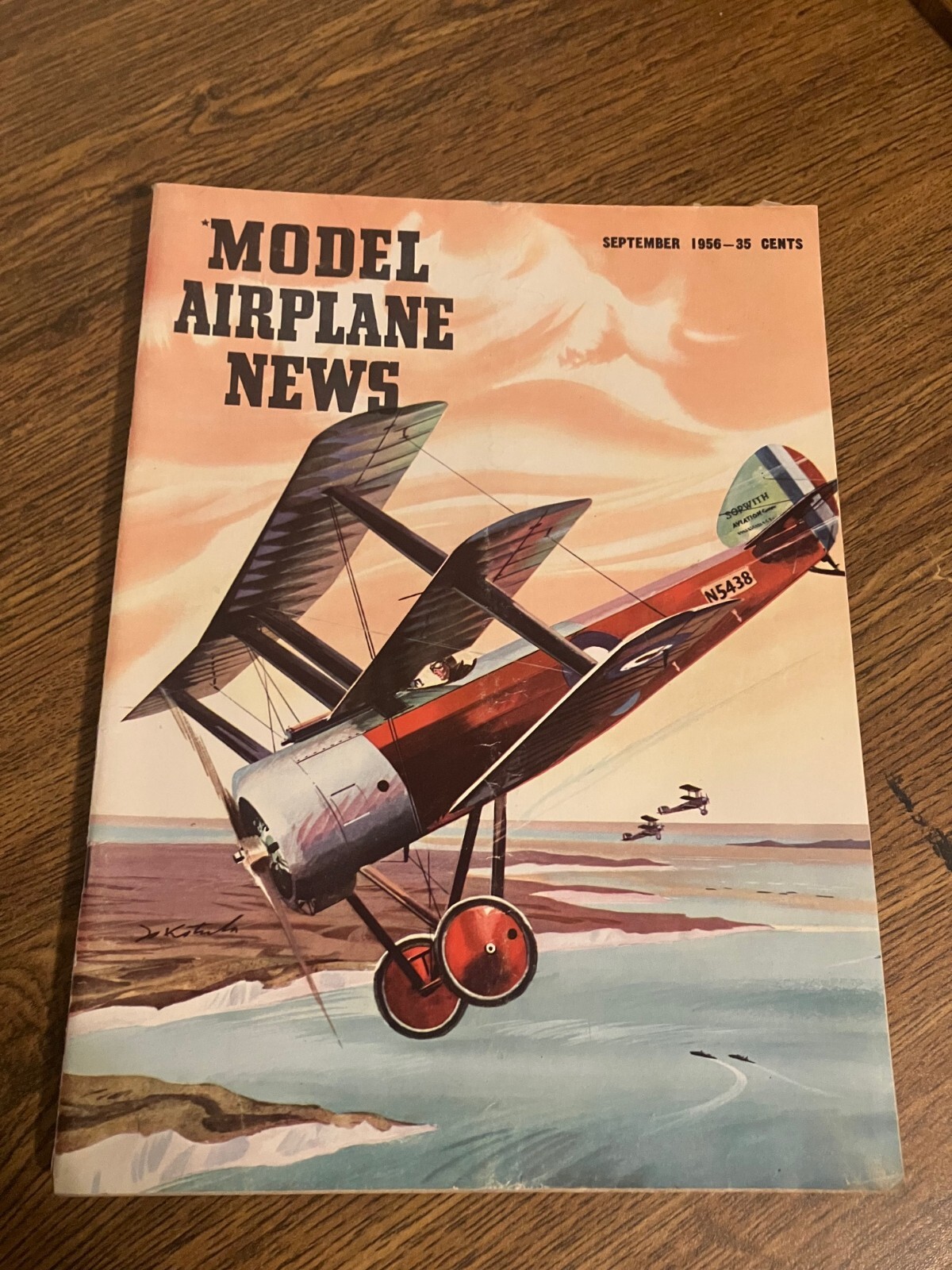 Vintage Back Issue of Model Airplane News Magazine - September 1956