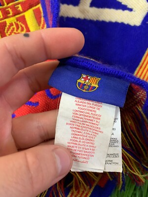 Écharpe Officielle FC Barcelone – Supporters La Liga – Fabriquée En Espagne