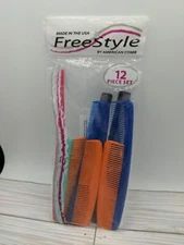 Vintage FreeStyle Multi-Size Combs 12-Piece American Comb Made In USA NEW