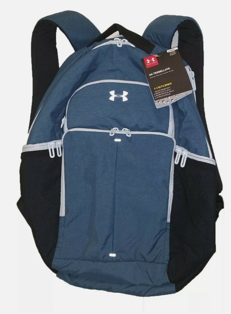 Under Armour Womens Uptown Tessellate Backpack in Static Blue One Size