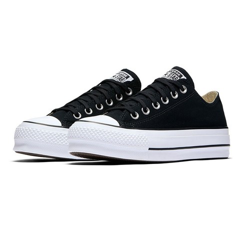 Scarpe Donna Converse All Star Platform Ox Zeppa Nero Black 35 36 37 38 39  40 41 | eBay