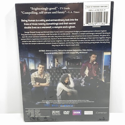 Being Human: Series One (DVD, 2010, 2-Disc Set) Season 1