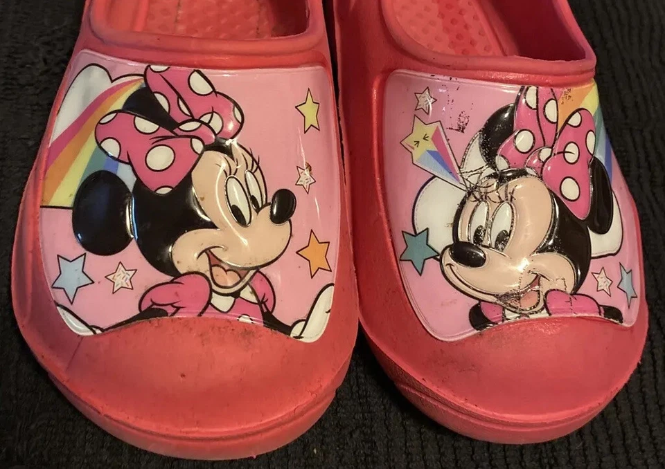 MINI ZUECOS MOUSE Rosa Niños Talla 7/8 Excelente Estado Usado Foto 4 de 4