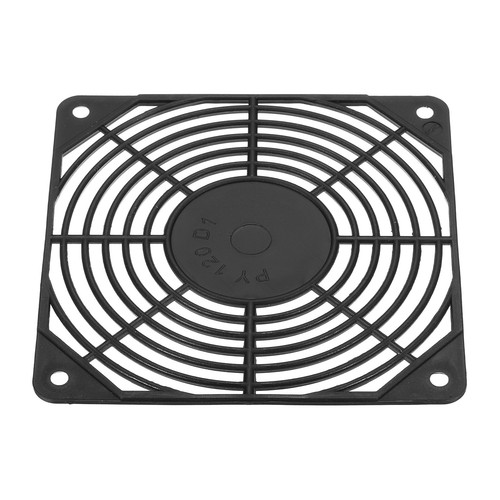 120mm Fan Filter, 4 Pack ABS Plastic Ventilator Grill Protector Guard, Black - Afbeelding 5 van 6