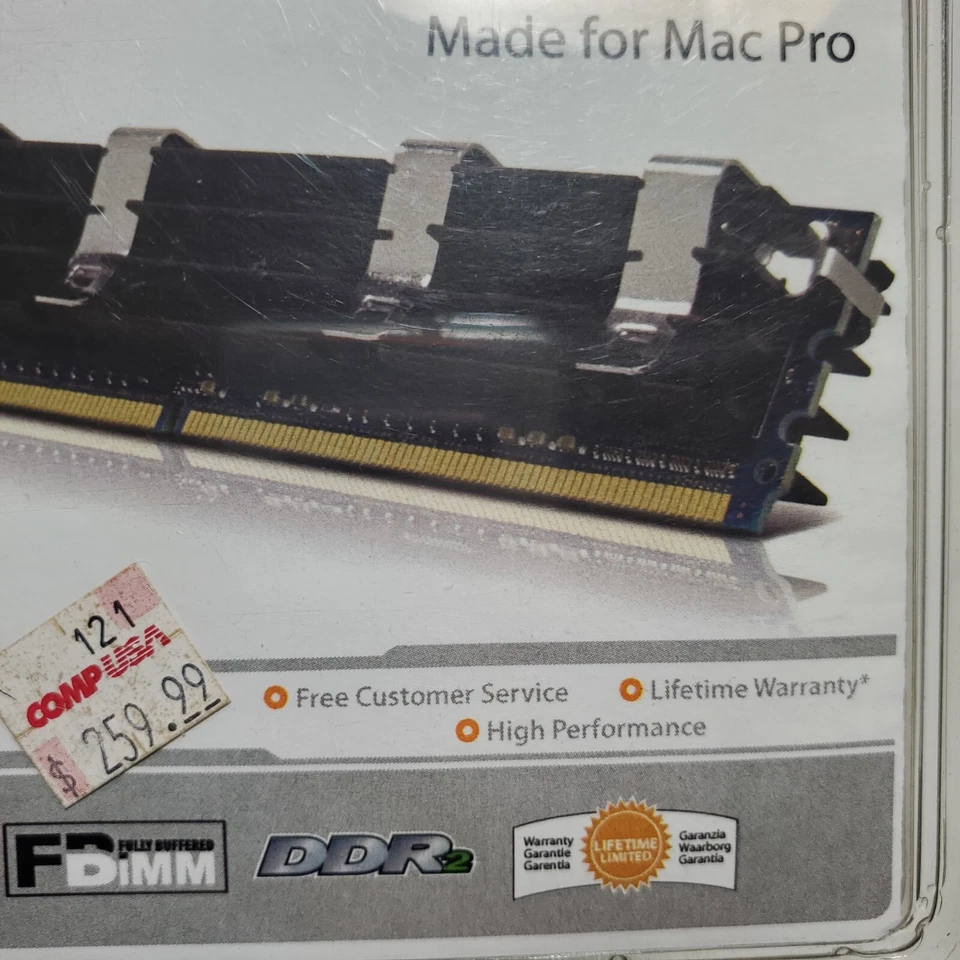 New Centon Memory Power MACReady Mac Pro RAM 1GB (2x 512MB) DDR2-667 - Image 4 of 4