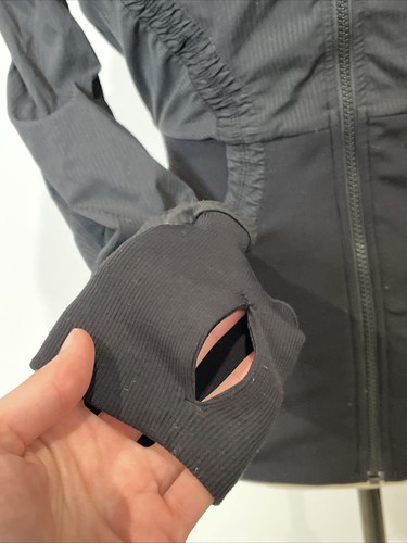 Lululemon Dance Studio Jacket Size 6 Reversible Full Zip Hooded Track - Picture 8 of 14