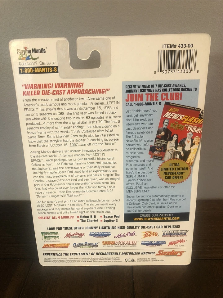 Johnny Lightning Lost In Space Pod Toy Classic 60's TV Show + Film Clip #18 1/64 - Image 4 of 4