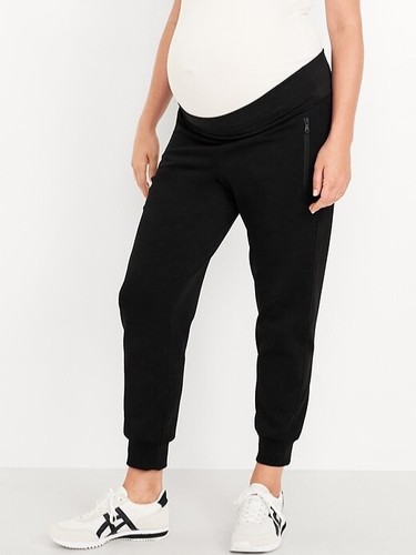 Old Navy Maternity Rollover— Waist Jogger Pants Size XXL- BLACK***- NWT