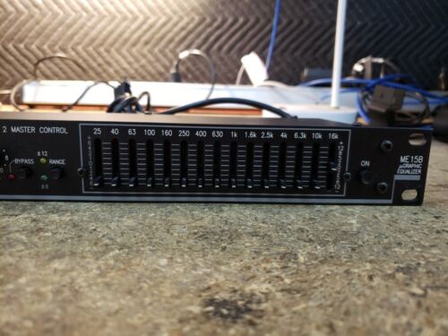Rane Dual Band Graphic Equalizer ME15B - Tested Power On Only - Picture 3 of 9