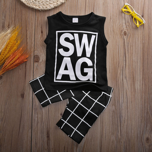 Toddler Baby Boys Summer Clothes Set Sleeveless T-shirt Shorts Casual Outfits - Picture 10 of 10