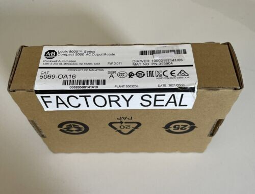 New Factory Sealed AB 5069-OA16 SER A Compact 5000 AC Output Module 5069-OA16 - Picture 2 of 5