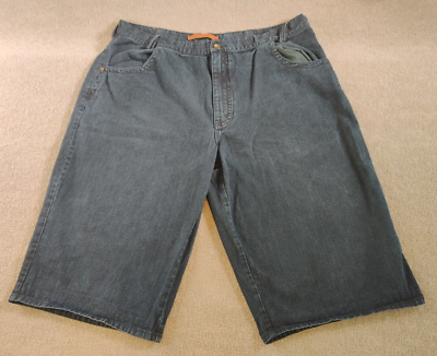 パンツ Sean John baggy wide denim shorts Vintage Sean John Baggy Jean Shorts Mens 42x17 Dark Blue Hong Kong