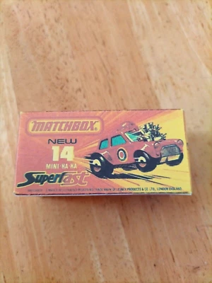 Matchbox Superfast - No14 Mini Ha Ha - Replica / Copy Box only