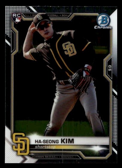 2021 Bowman Chrome Ha-Seong Kim 97 RC | San Diego Padres