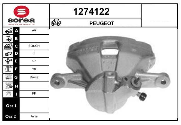 Étrier de frein SNRA 1274122 pour remplacer un étrier arrière grippé au contrôle technique