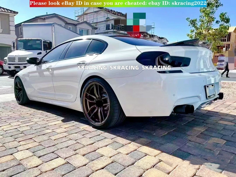 Alerón trasero de maletero FRP negro brillante 2012-2019 apto para BMW M6 F06 F13 Foto 4 de 4