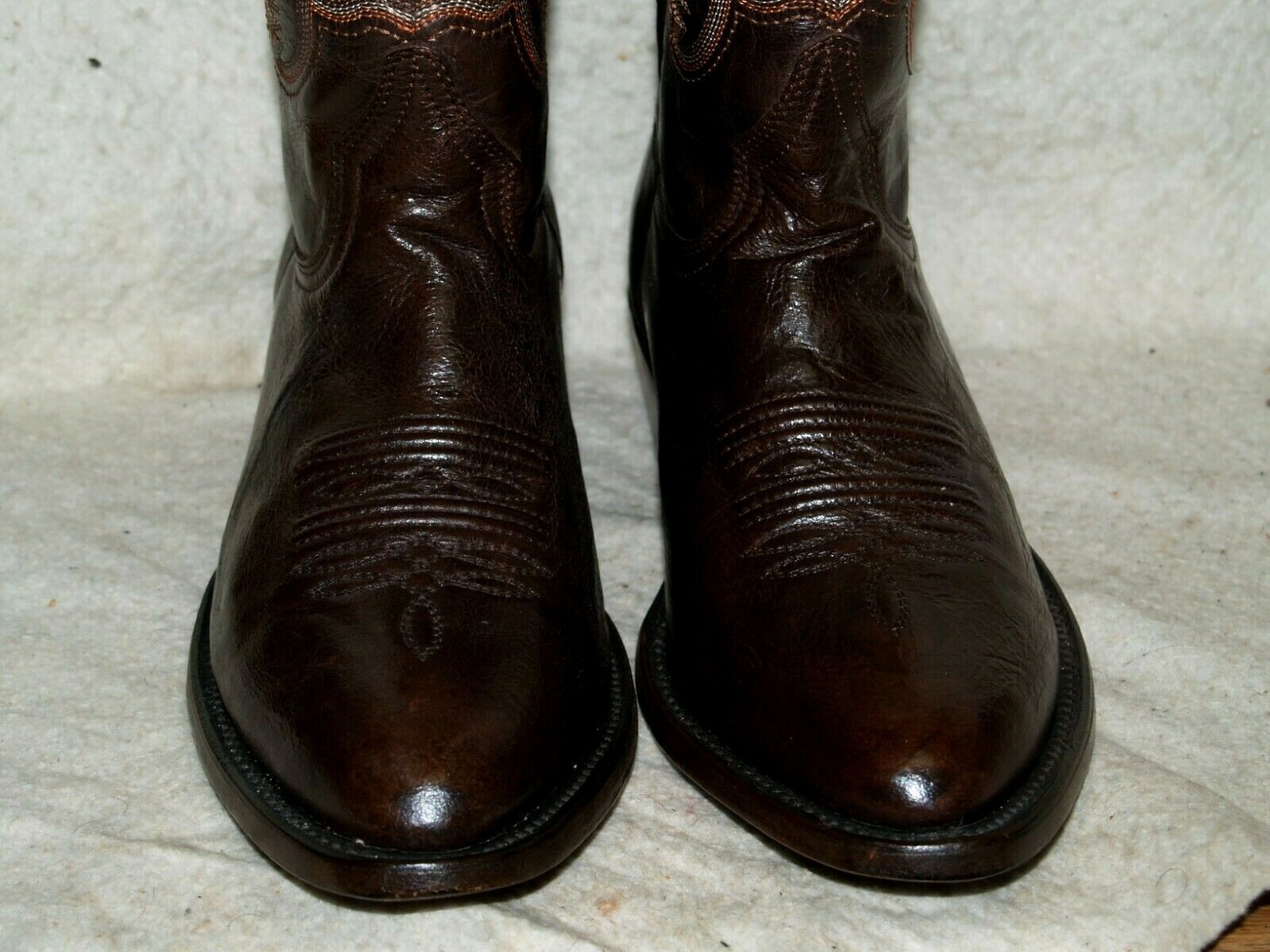Stetson Handmade Cowboy Riding Boots Leather Soles Me… Gem