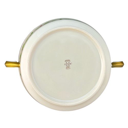 Lenox China HOLIDAY Covered Round Vegetable Bowl Christmas Casserole 1st Quality - Picture 9 of 9