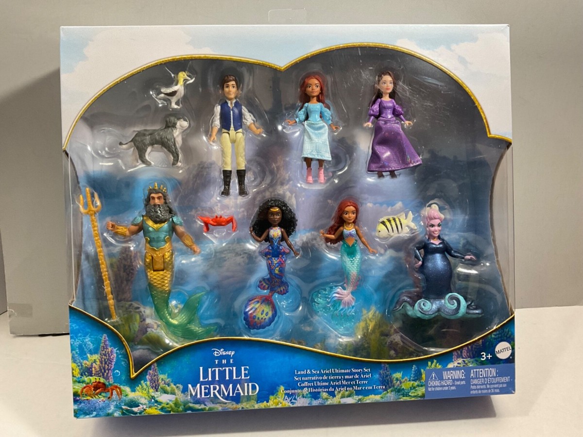 Disney The Little Mermaid Land & Sea Ariel Ultimate Story Set New