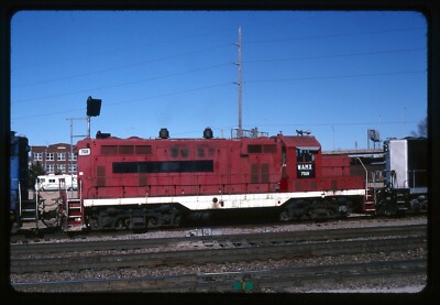 Railroad Slide - WAMX #7018 Diesel Locomotive 2003 Vintage Freight ...