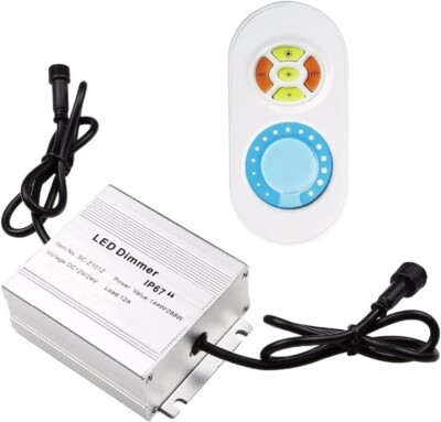 LED Light Dimmer Outdoor Waterproof, Light Controller