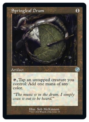 Magic the Gathering - Springleaf Drum - BRR-EN055 MtG NM