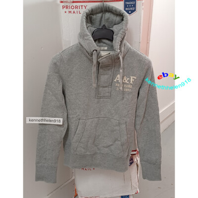 ABERCROMBIE & FITCH SLANT ROCK HOODIE SWEATSHIRTS LIGHT