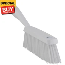 45895 Bench Cleaning Brush, Polypropylene/Polyester Medium Bristle Dustpan Brush