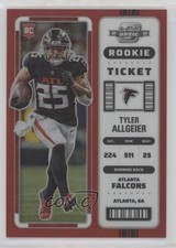 2022 Panini Contenders Optic Rookie Ticket Red Prizm 148/175 Tyler Allgeier 1c3k