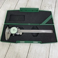 1311-6 Insize 6” Dial Caliper .001” Graduation With Plastic Case