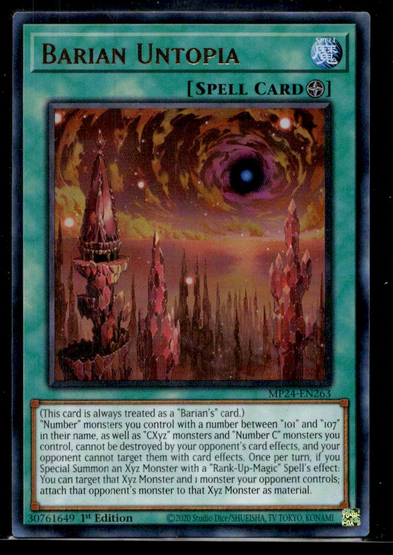 Barian Untopia - MP24-EN263 - 1st Edition - YuGiOh