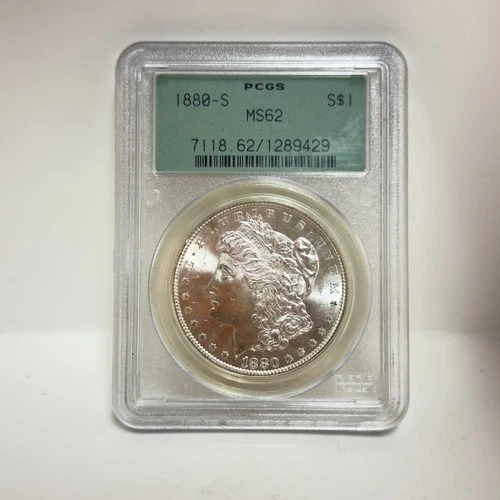 1880-S Morgan Silver Dollar PCGS MS62