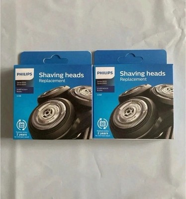 2x Philips SH50 Series 5000 und Series 6000  SH50 Ersatz-Scherköpfe für Rasierer