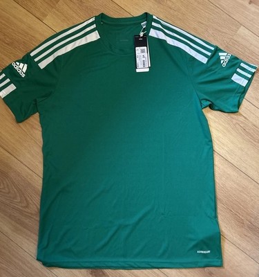 Adidas Herren Squadra 21 Trikot Kurzarm Sport Training Fitness Gym Large Neu mit Etikett