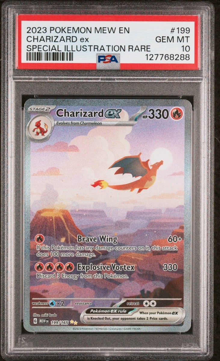 Charizard EX 199/165 PSA 10 Special Illustration Rare Holo Pokémon