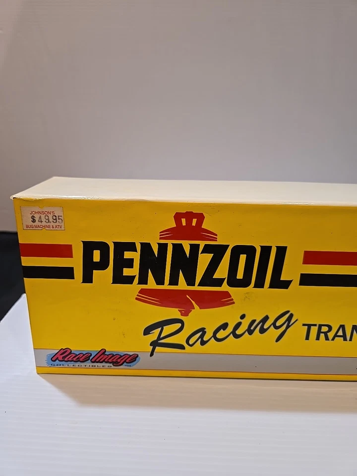 Pennzoil RacingTransporter 1/64 ERTL Race Image 1993 EDDIE & ERCIE HILL #'d Cert Foto 3 de 4