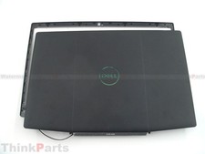 New/Orig Dell G3 15 3590 3500 Lcd Cover Hinges w/Antenna and Bezel BLK Blue Logo