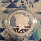 2025-S Peace Silver Dollar Proof US Mint $1 Coin .999 No Box/COA