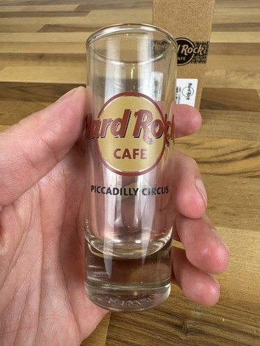 Hard Rock Cafe Piccadilly Circus Cordial Shot Glass London Rare Collectible NIB - Picture 5 of 5