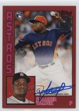 2019 Topps 1984 Baseball Rookies Red /25 Framber Valdez #84R-FV Auto lz7