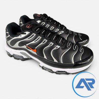 Nike Air Max Plus G Golf Black Metallic Silver Total Orange Size 9.5 FZ4150-002