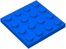 Classic Building Plate 4X4,100 Piece, Compatible with Lego Parts and Pieces 3031