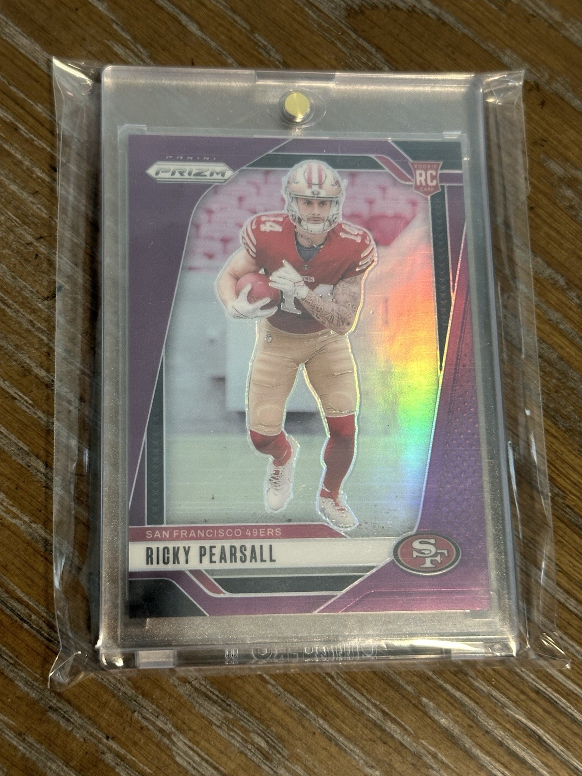 2024 Prizm Purple /125 #383 Ricky Pearsall RC SAN FRANCISCO 49ers