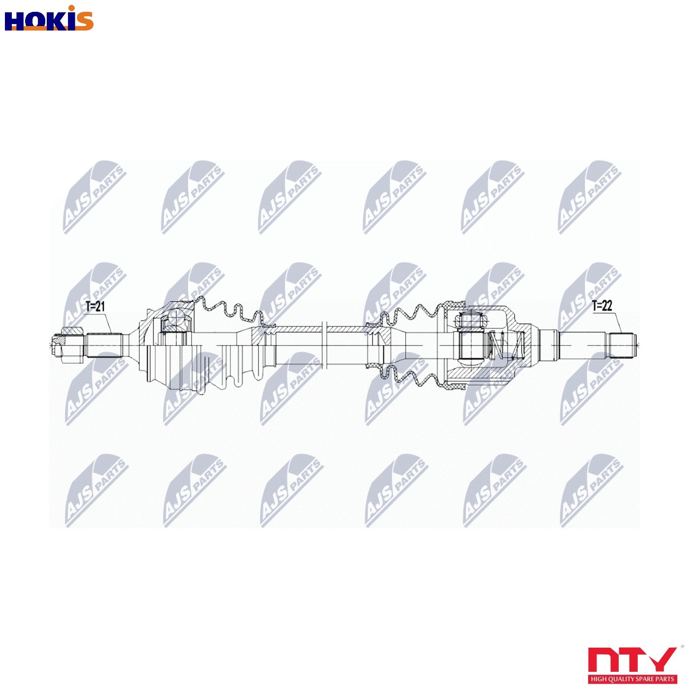 Original NTY Drive Shaft NPW-CT-095 For Citroën Peugeot - Image 6