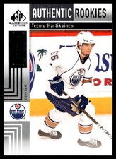 2011-12 SP Game Used Teemu Hartikainen Rookie 053/699 Edmonton Oilers #121