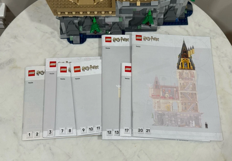 LEGO 76454 Harry Potter Castillo de Hogwarts: La Torre Principal COMPLETO Sin Minifiguras Foto 2 de 4