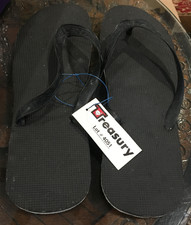 Men's Flip Flops Lightweight Walking Thong Slip On Sandals Indoor Outdoor